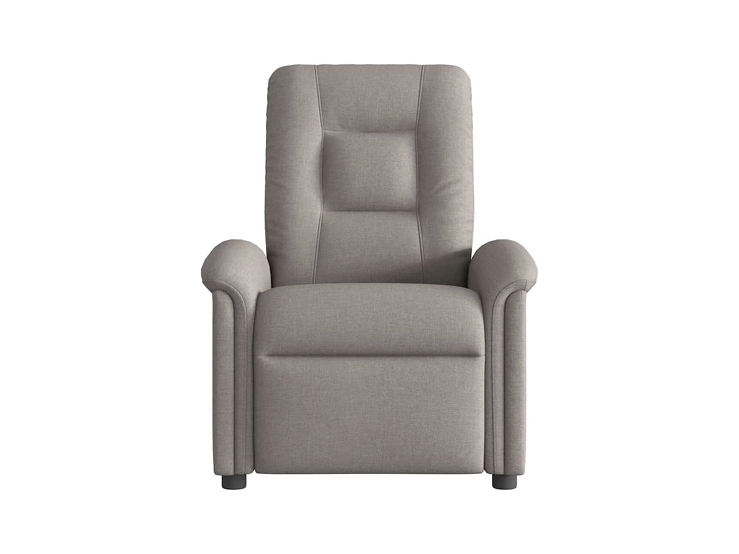 Sillón de relax | Sillón reclinable de masaje eléctrico tela gris taupe SHL5811