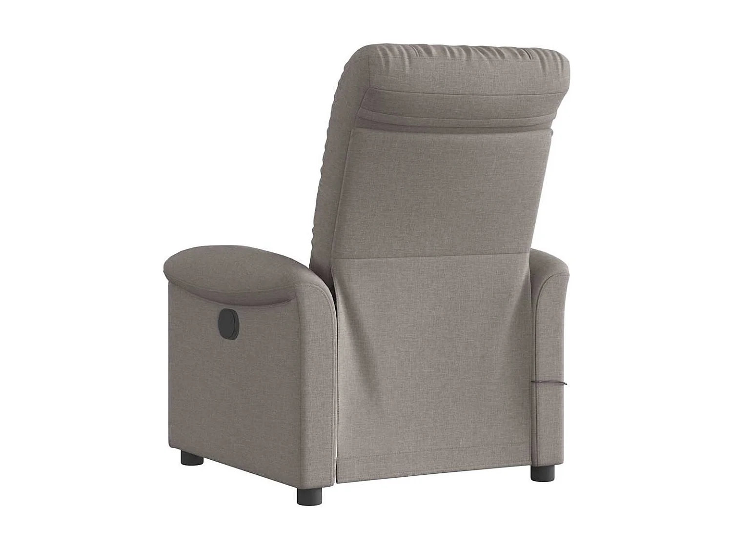 Fauteuil inclinable électrique-Fauteuil de massage de Salon Taupe Tissu SHL3624