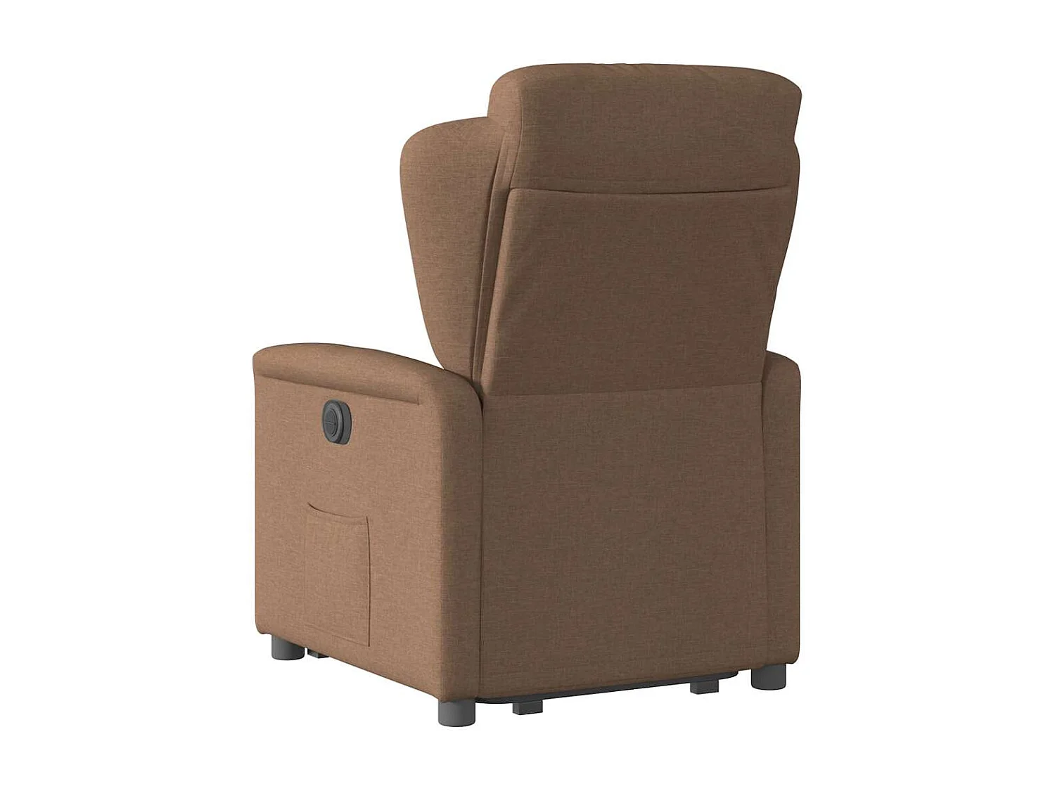 Fauteuil inclinable-Chaise de relax-Fauteuil TV Marron Tissu SHL4300