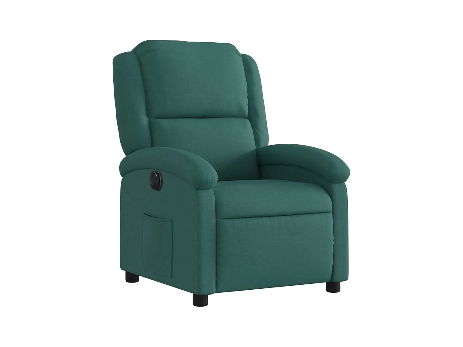 Sillón de relax | Silla | Sillón reclinable eléctrico tela verde oscuro SHL9867