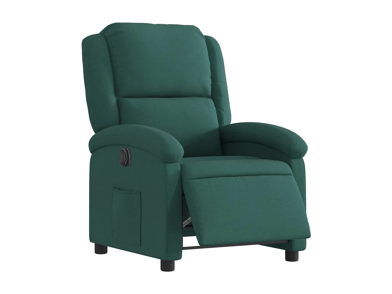 Fauteuil inclinable électrique-Chaise de relax Vert foncé Tissu SHL3080
