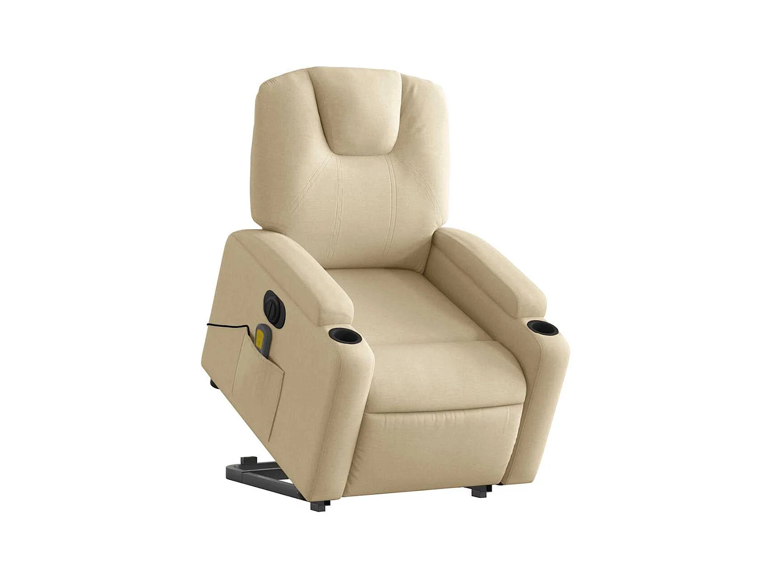 Sillón de salón | Silla | Sillón de masaje eléctrico reclinable elevable tela crema SHL9277