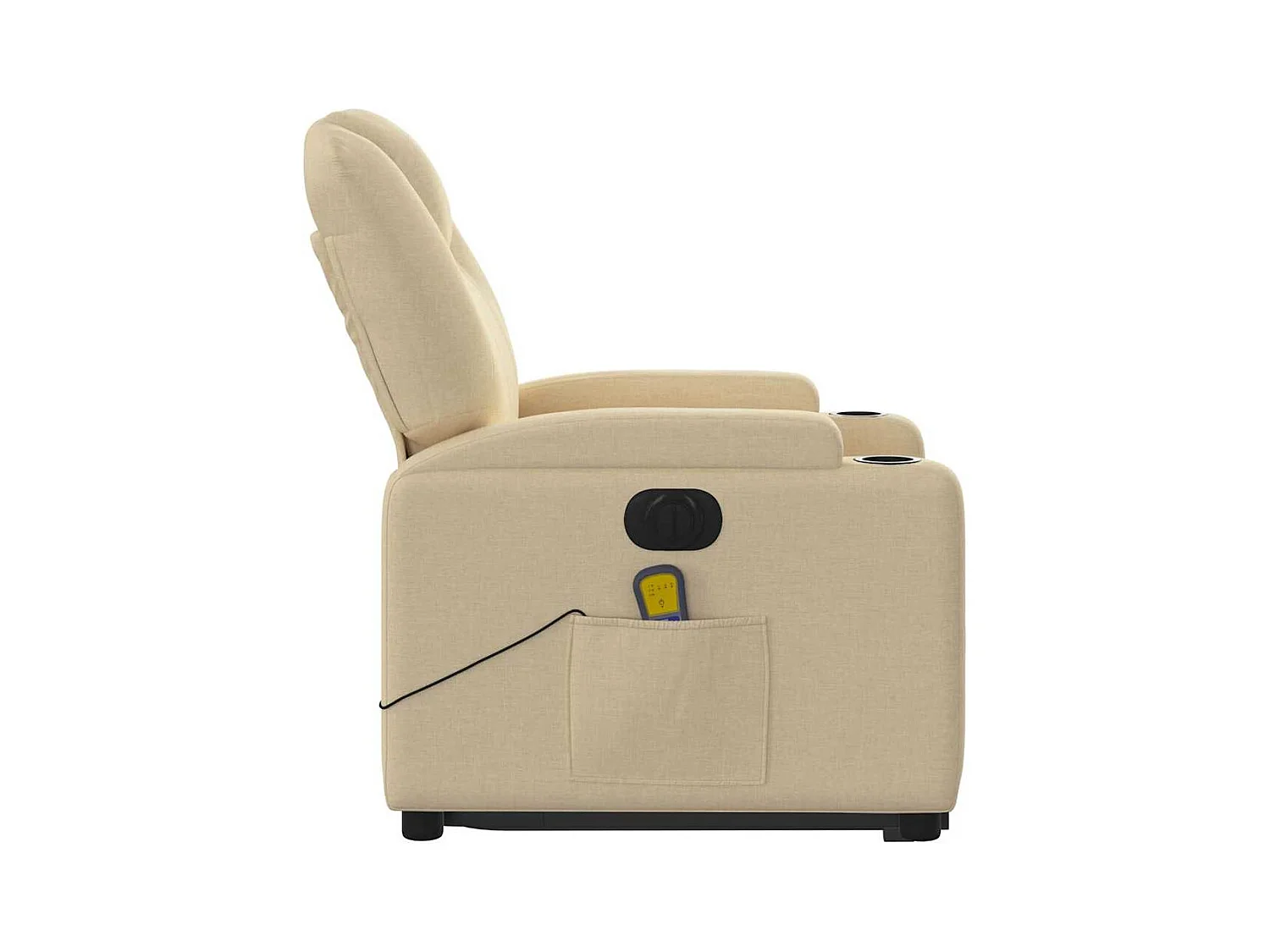 Sillón de salón | Silla | Sillón de masaje eléctrico reclinable elevable tela crema SHL9277