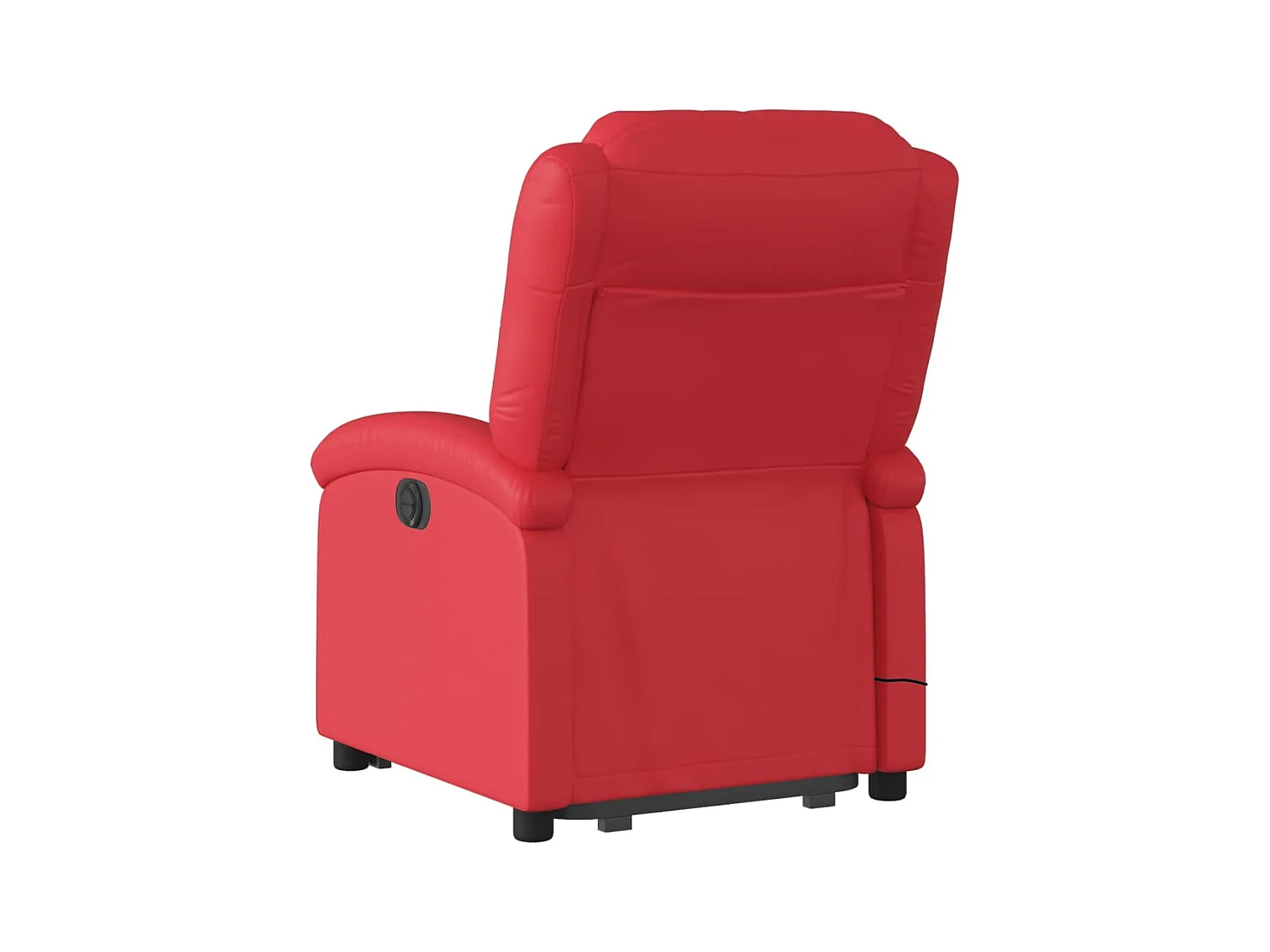 Sillón de relax | Sillón reclinable de masaje de pie cuero artificial rojo SHL4411
