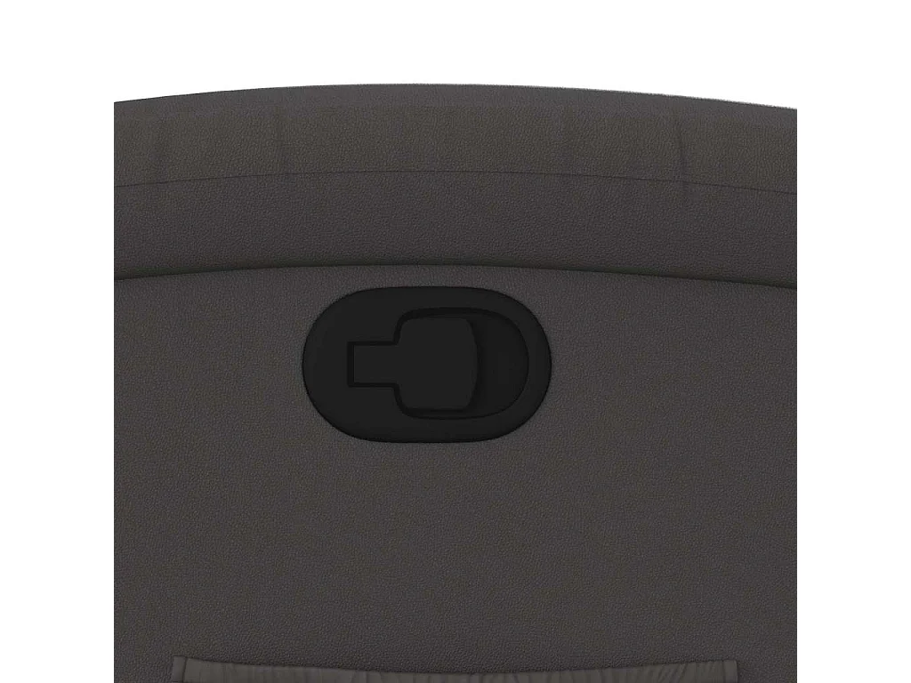 Relaxsessel | Lounge Sessel für Wohnzimmer Grau Echtleder SHL86306