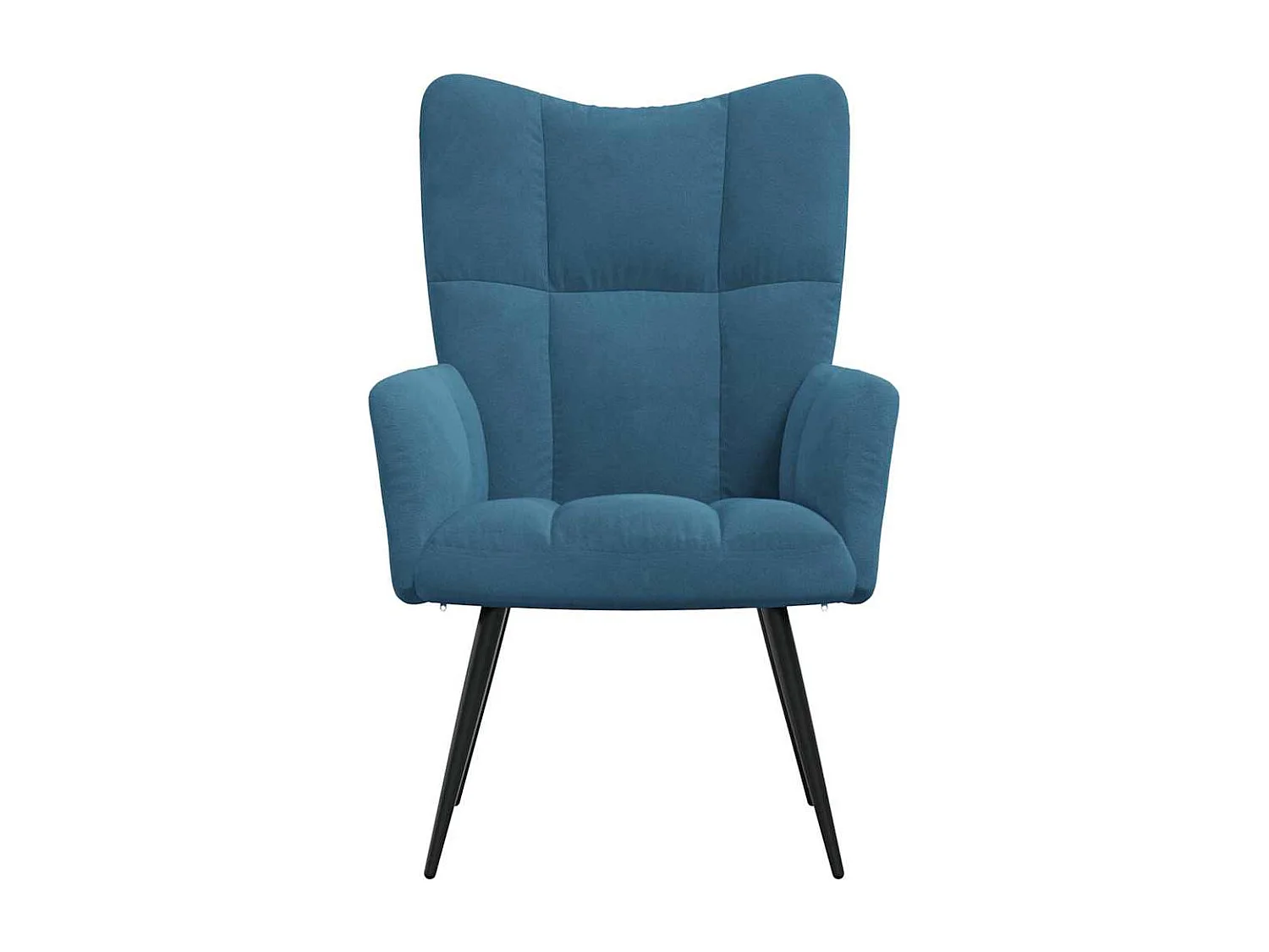 Relaxsessel | Lounge Sessel Blau Samt SHL45956