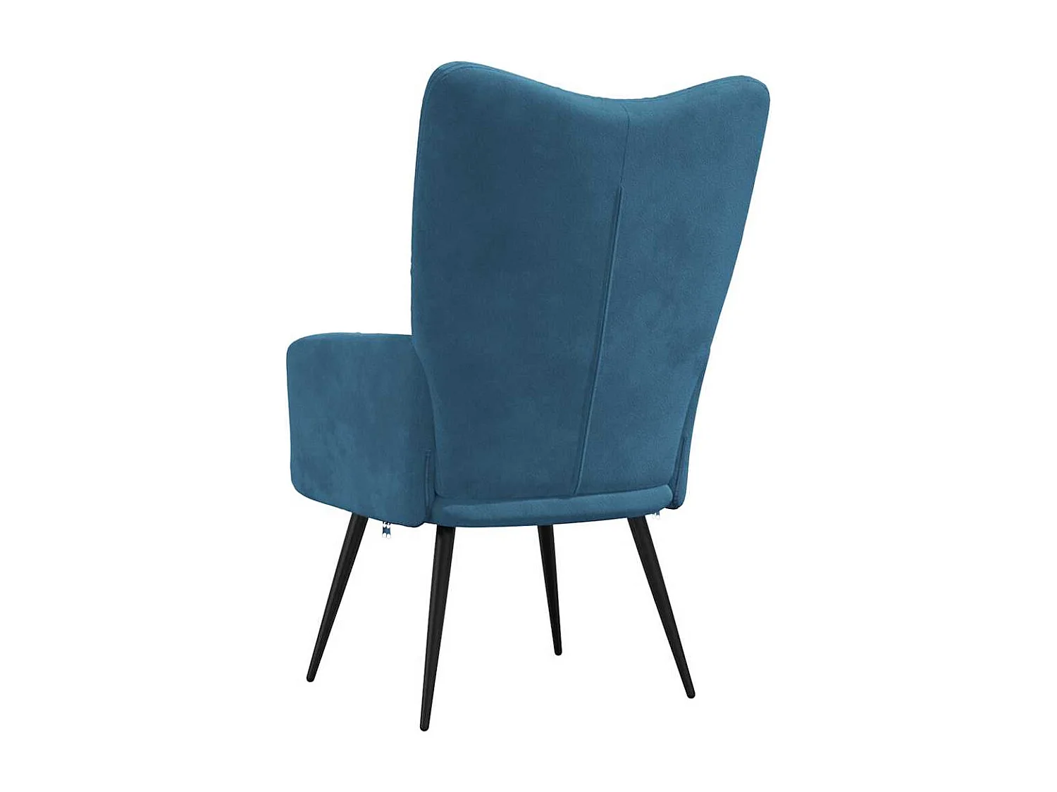 Relaxsessel | Lounge Sessel Blau Samt SHL45956