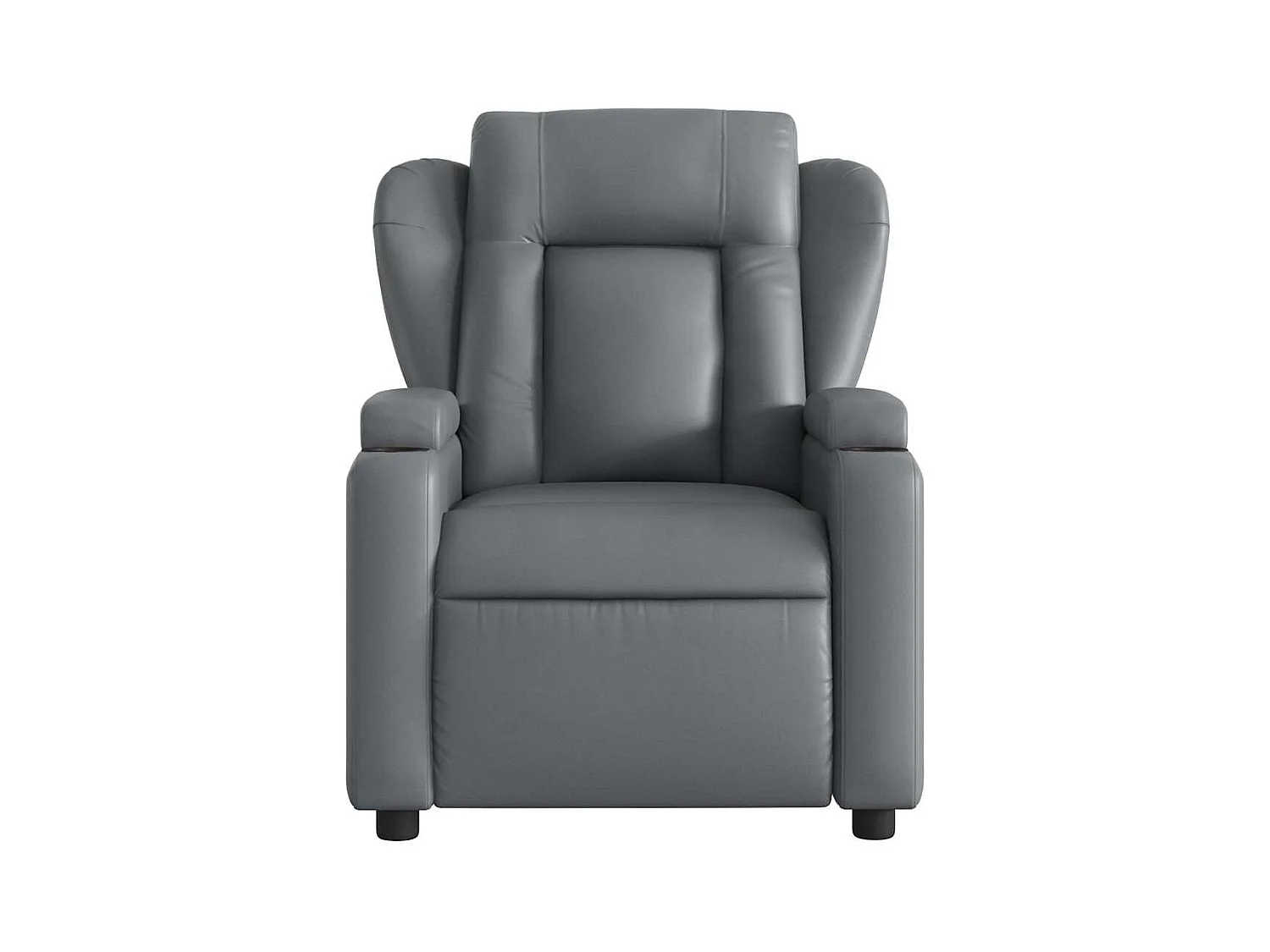 Sillón de relax | Silla | Sillón reclinable eléctrico de cuero sintético gris SHL7667