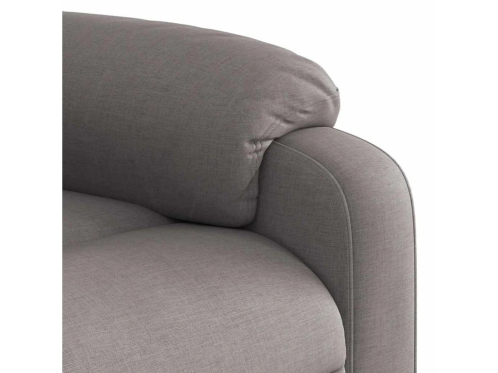 Relaxsessel | Lounge Sessel für Wohnzimmer Taupe Stoff SHL67497