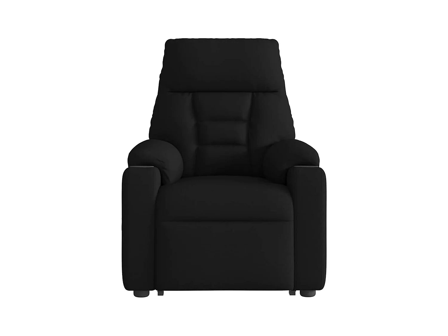 Sillón de relax | Sillón reclinable de masaje elevable tela negro SHL3021
