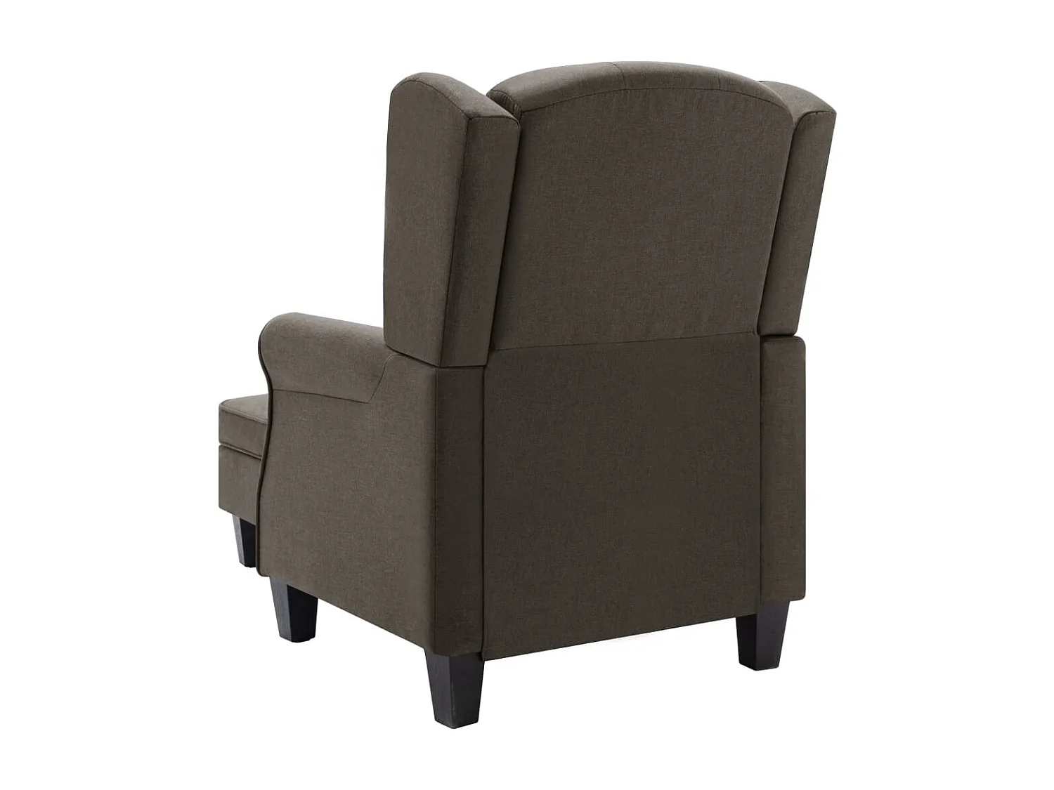 Relaxsessel | Lounge Sessel für Wohnzimmer mit Fußhocker Taupe Stoff SHL73514