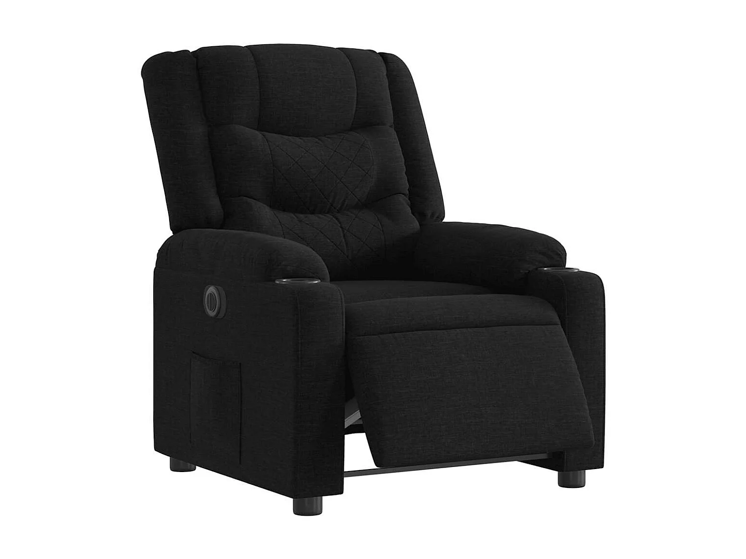 Sillón de relax | Silla | Sillón reclinable eléctrico de tela negro SHL3828