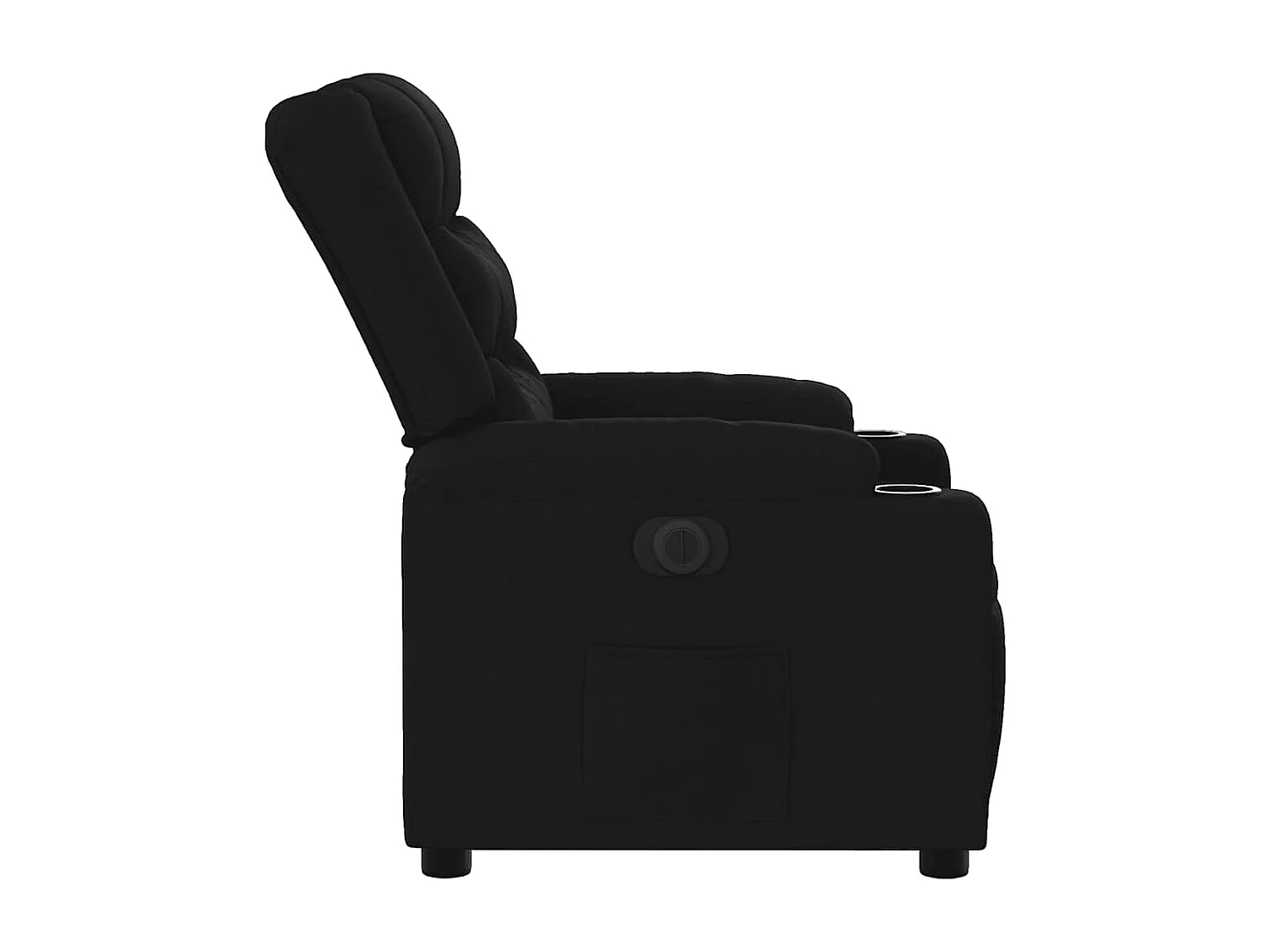 Sillón de relax | Silla | Sillón reclinable eléctrico de tela negro SHL3828