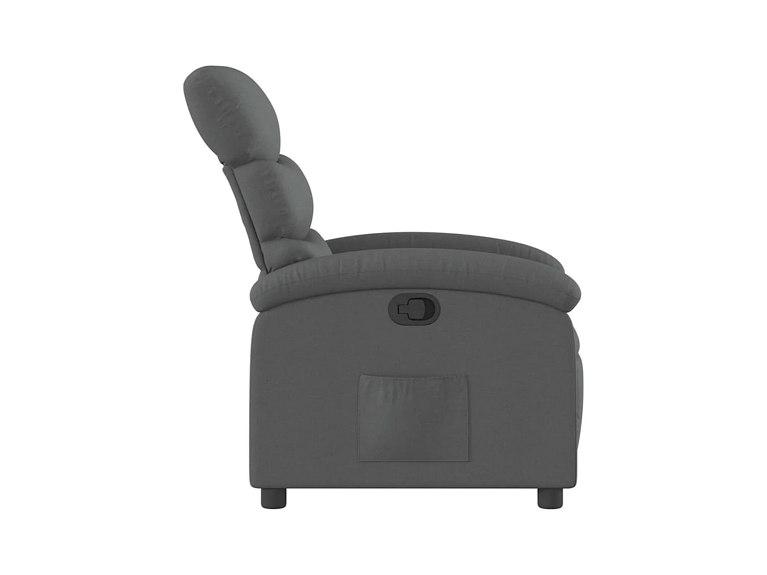 Poltrona Reclinável | Poltrona Confortável Relax tecido cinzento-escuro SHL502840