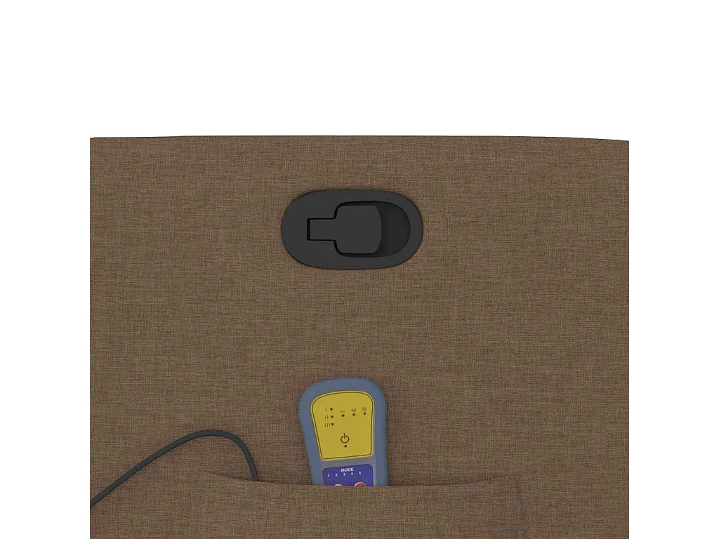 Relaxsessel | Massagesessel Braun Stoff SHL39308