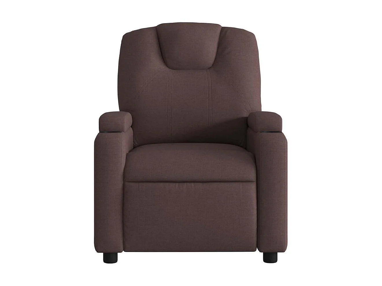 Massagesessel Elektrisch | Relaxsessel indoor Dunkelbraun Stoff SHL79260