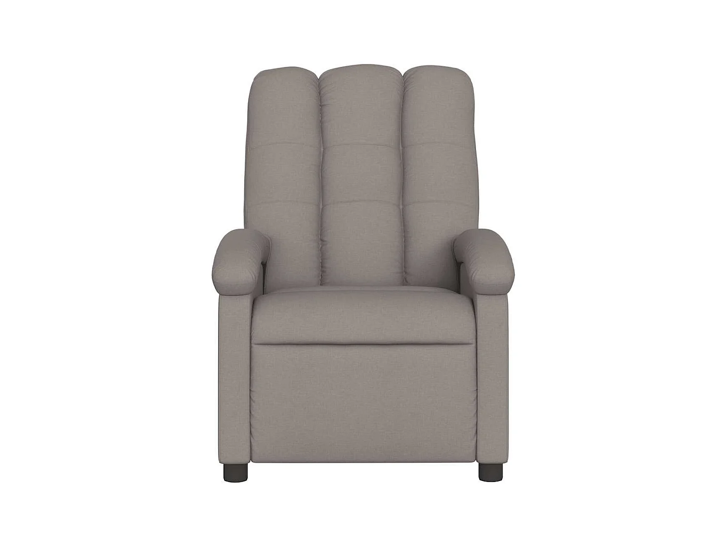 Sillón de salón | Silla | Sillón de masaje reclinable de tela gris taupé SHL6521