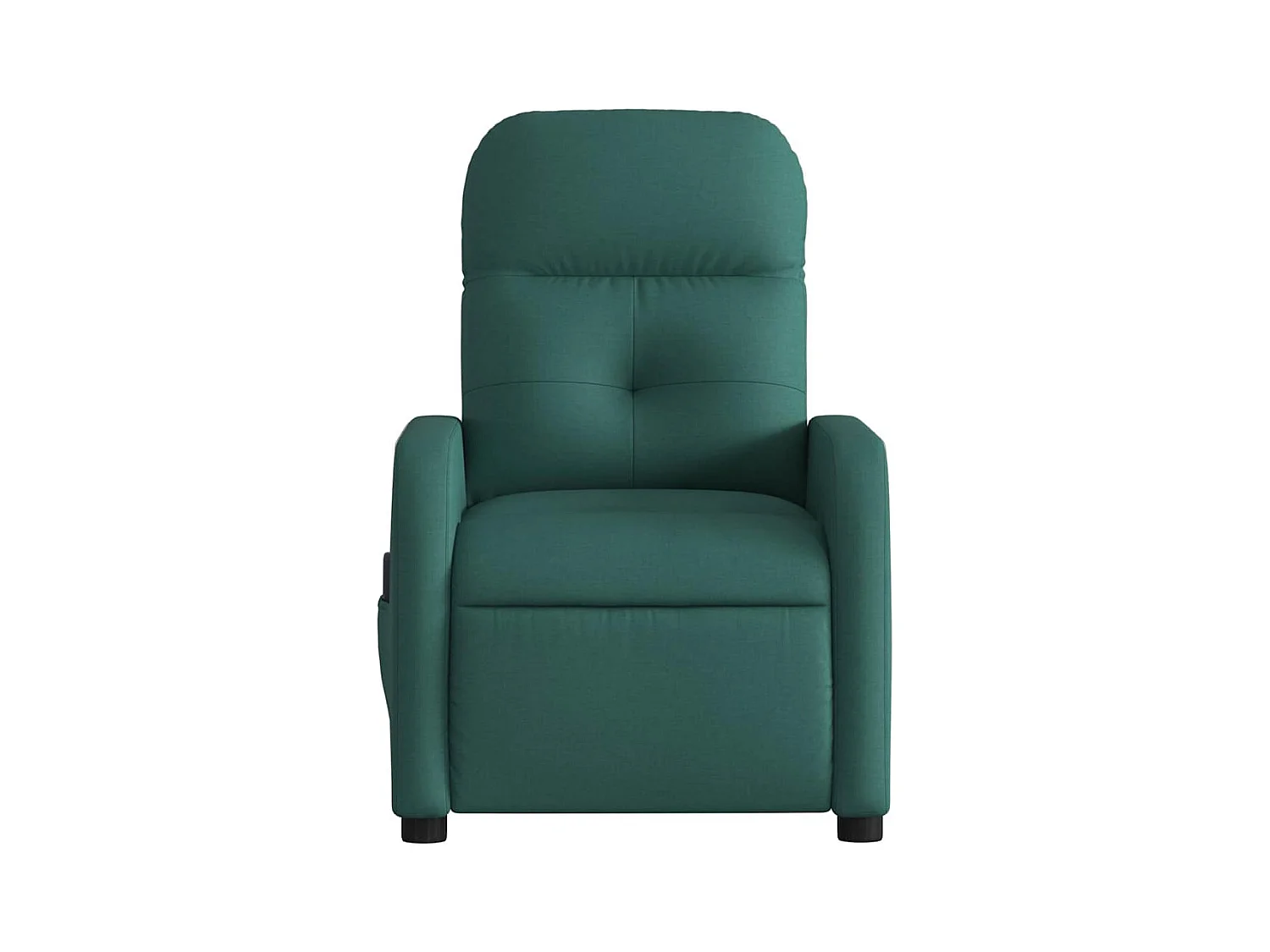Sillón de relax | Sillón reclinable de masaje eléctrico tela verde oscuro SHL5893