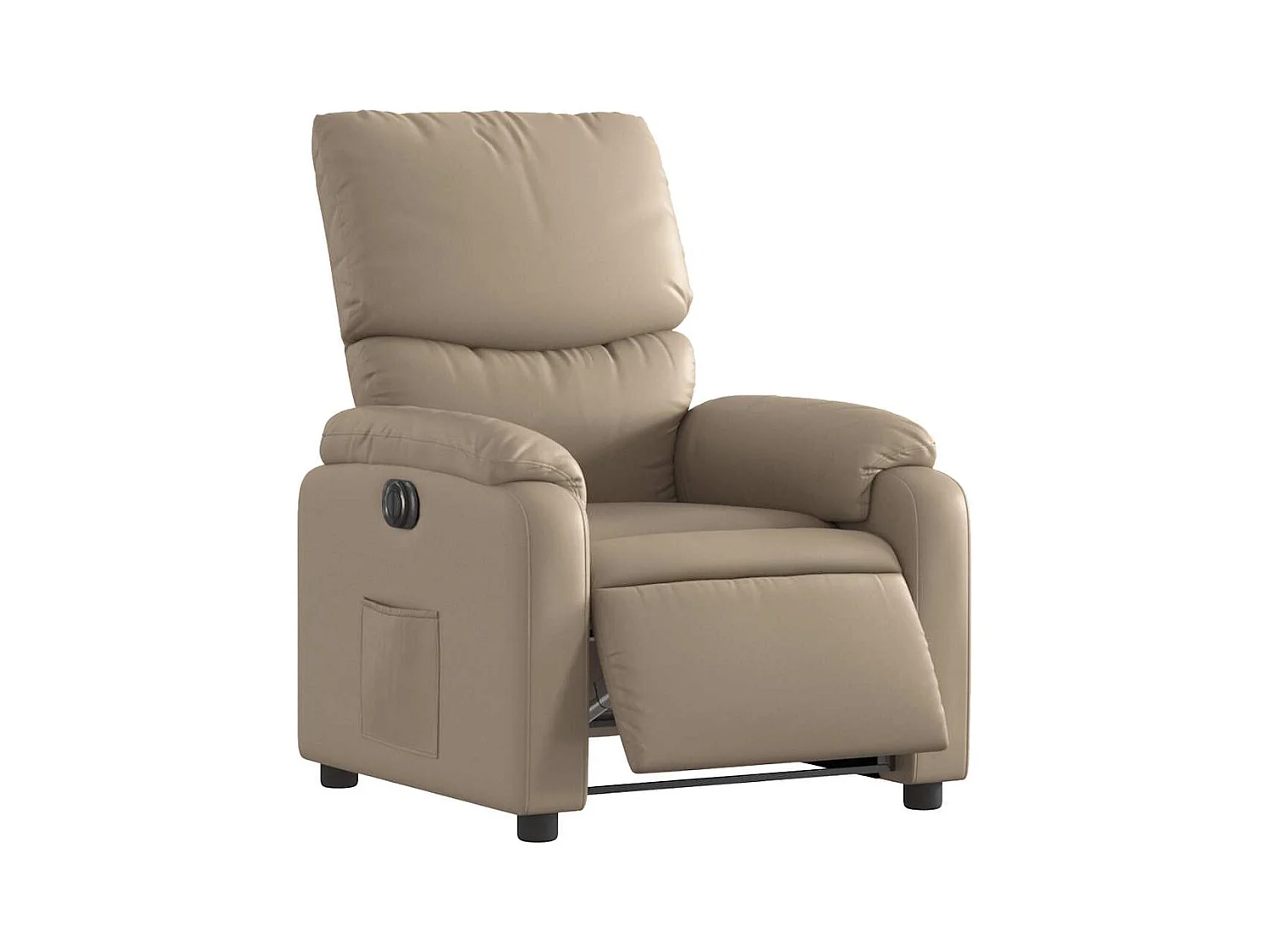 Sillón de relax | Sillón reclinable eléctrico de cuero sintético color capuchino SHL7652