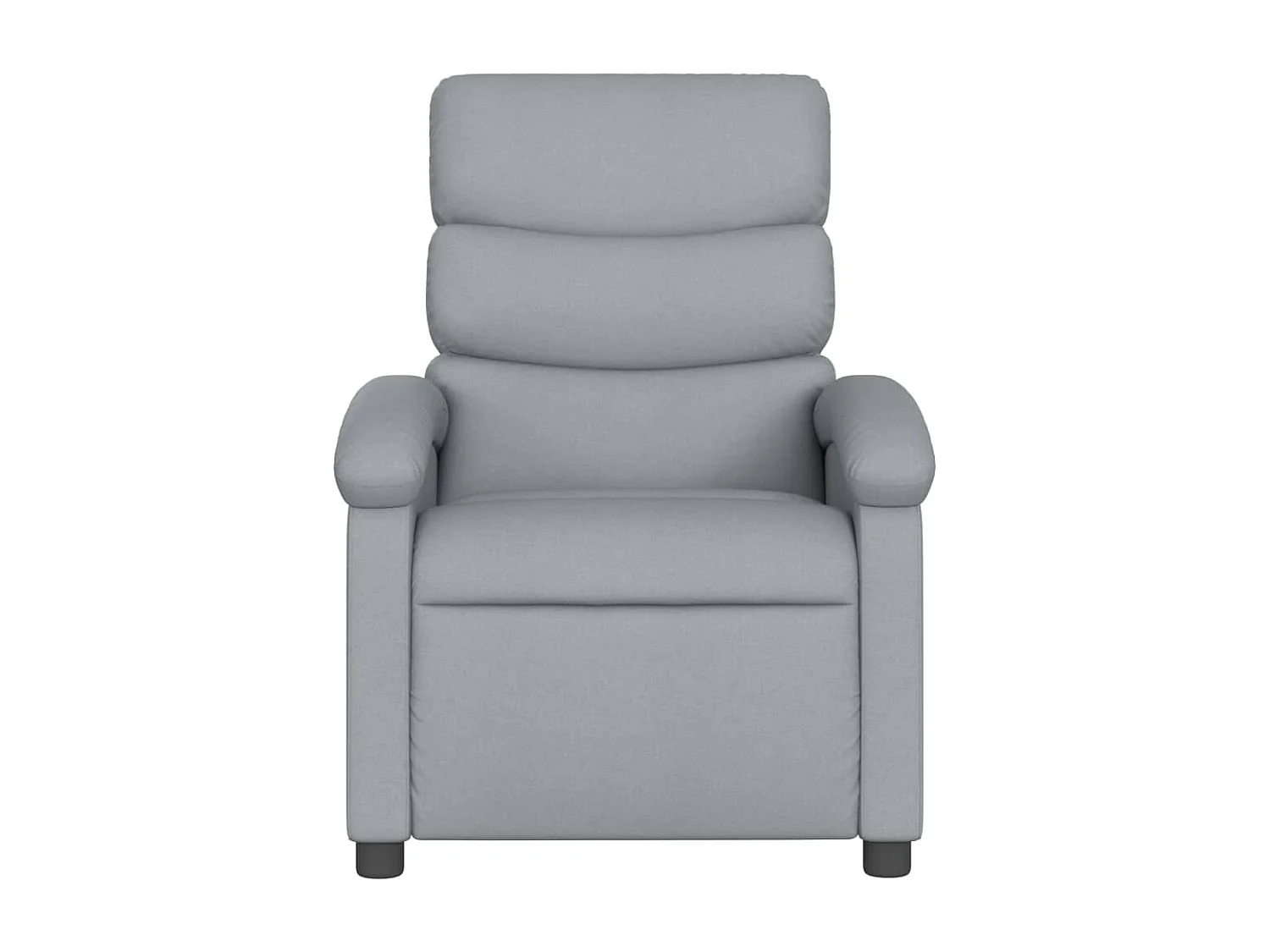 Fauteuil inclinable-Chaise de relax-Fauteuil de Massage gris clair tissu SHL5487