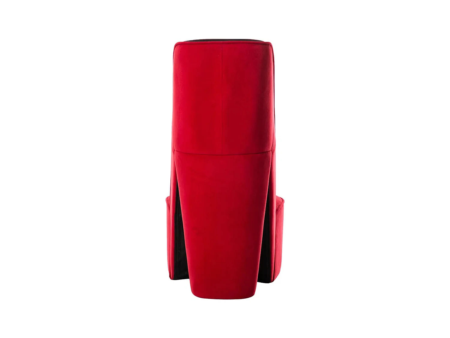Cadeira estilo sapato de salto alto veludo vermelho SHL538473