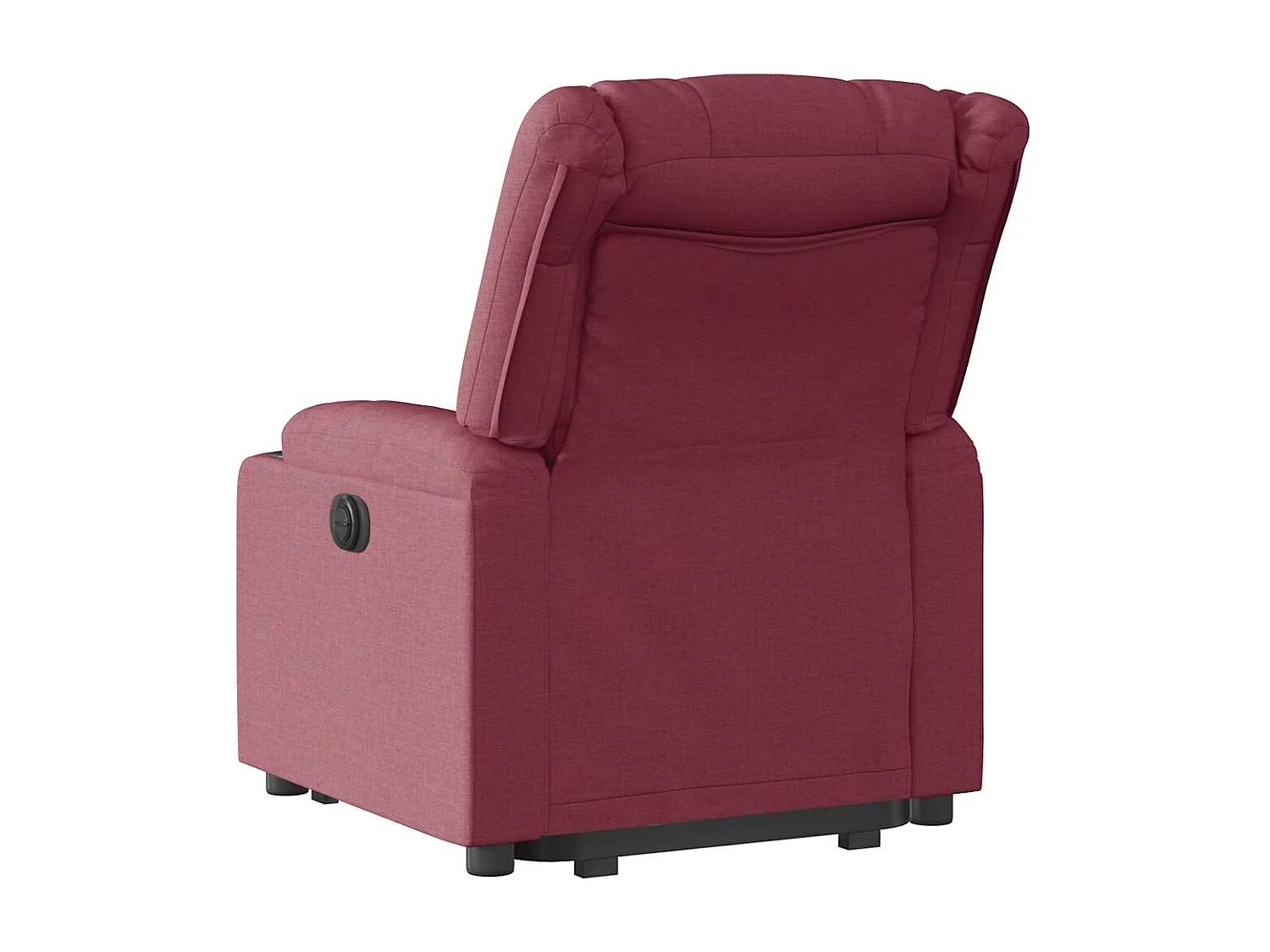 Silla de relax | Sillón eléctrico reclinable elevable de tela rojo tinto SHL5306