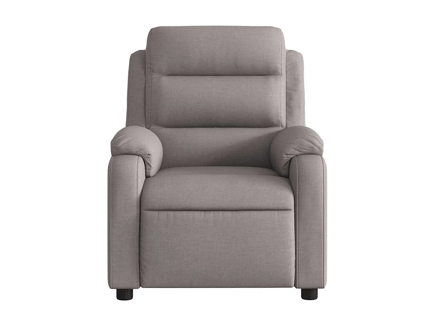 Sillón de salón | Silla | Sillón de masaje reclinable de tela gris taupé SHL4984