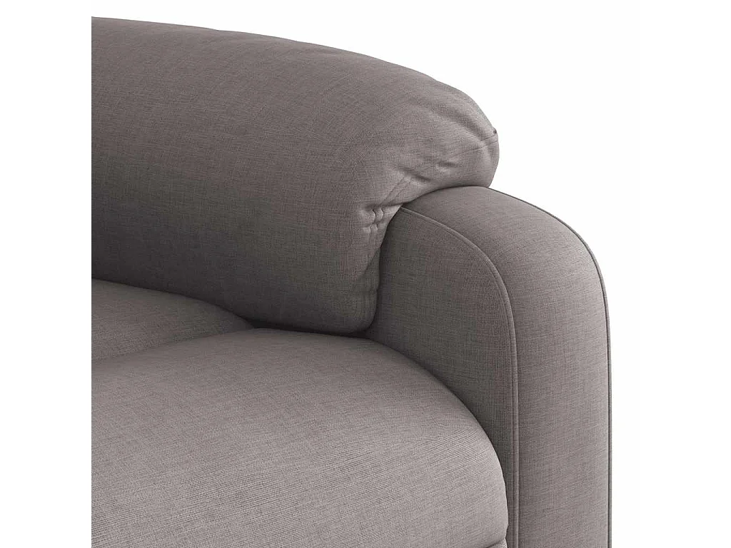 Sillón de salón | Silla | Sillón de masaje reclinable de tela gris taupé SHL4984