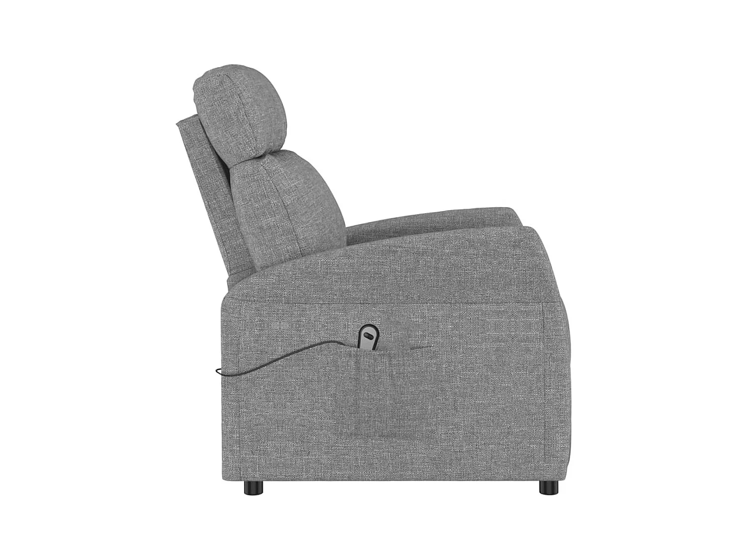 Silla de relax | Sillón elevable tela gris claro SHL8197
