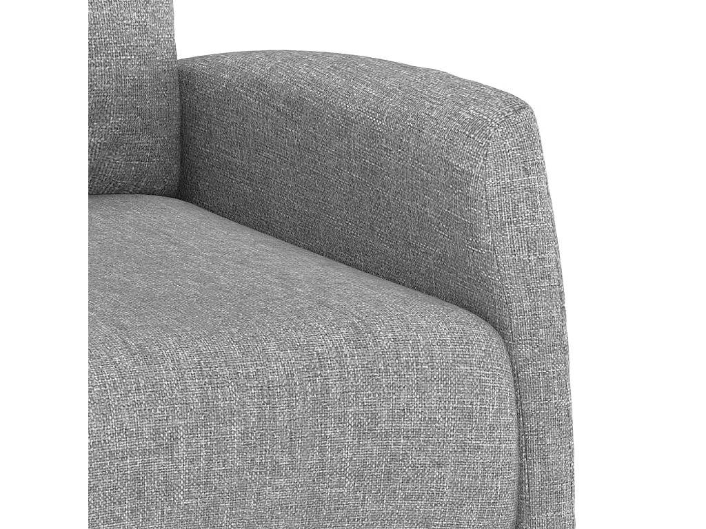 Aufstehsessel-Relaxsessel Hellgrau Stoff SHL17803