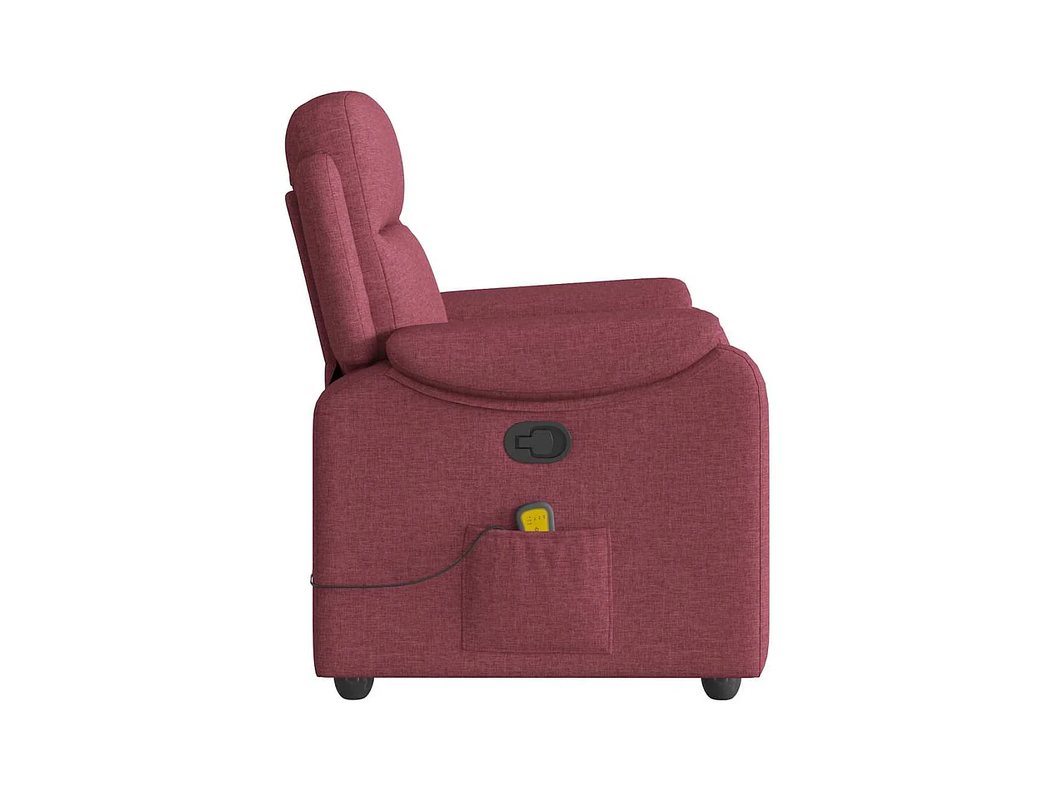 Sillón de salón | Silla | Sillón de masaje reclinable de tela color vino tinto SHL7815