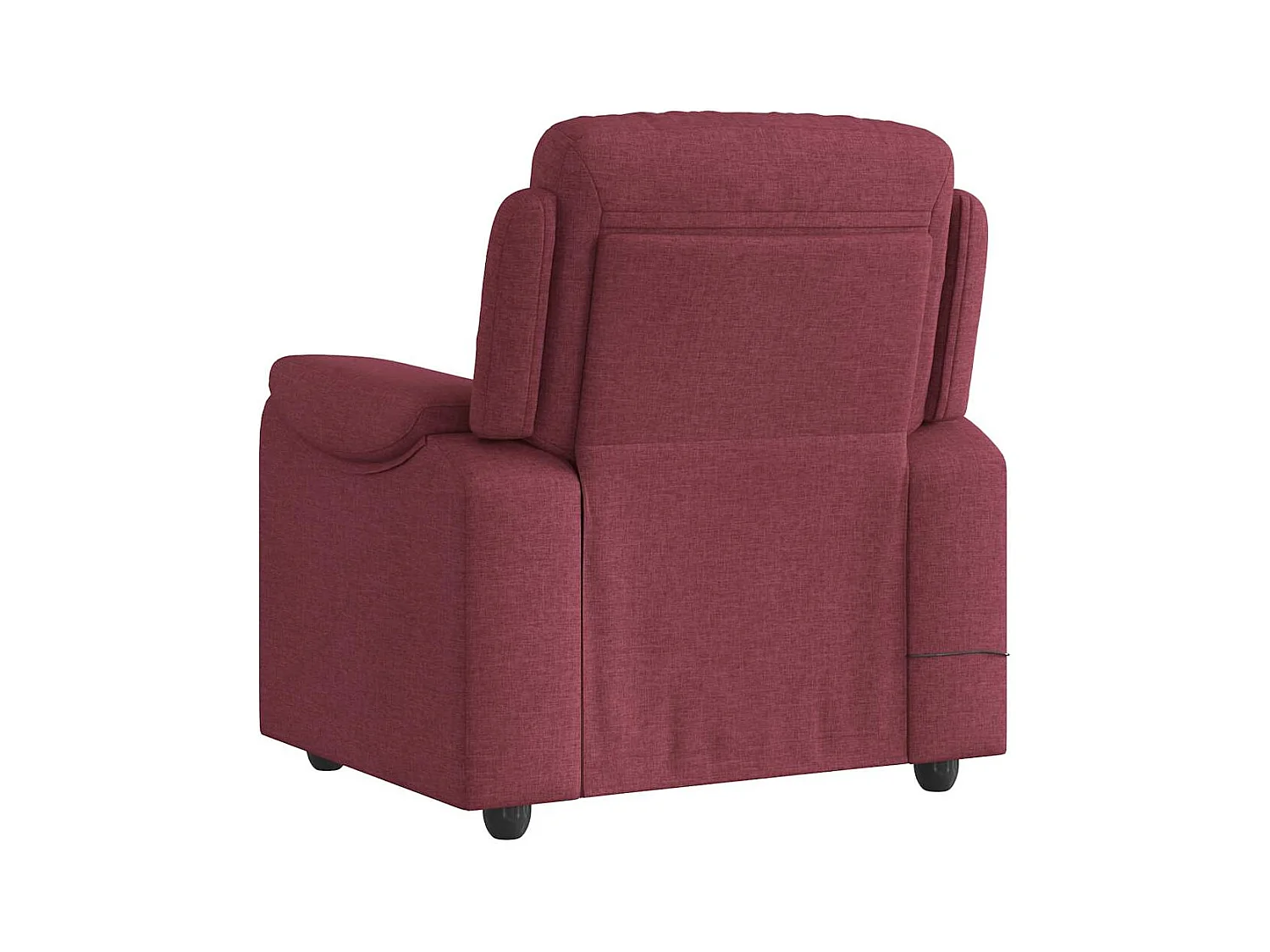 Sillón de salón | Silla | Sillón de masaje reclinable de tela color vino tinto SHL7815