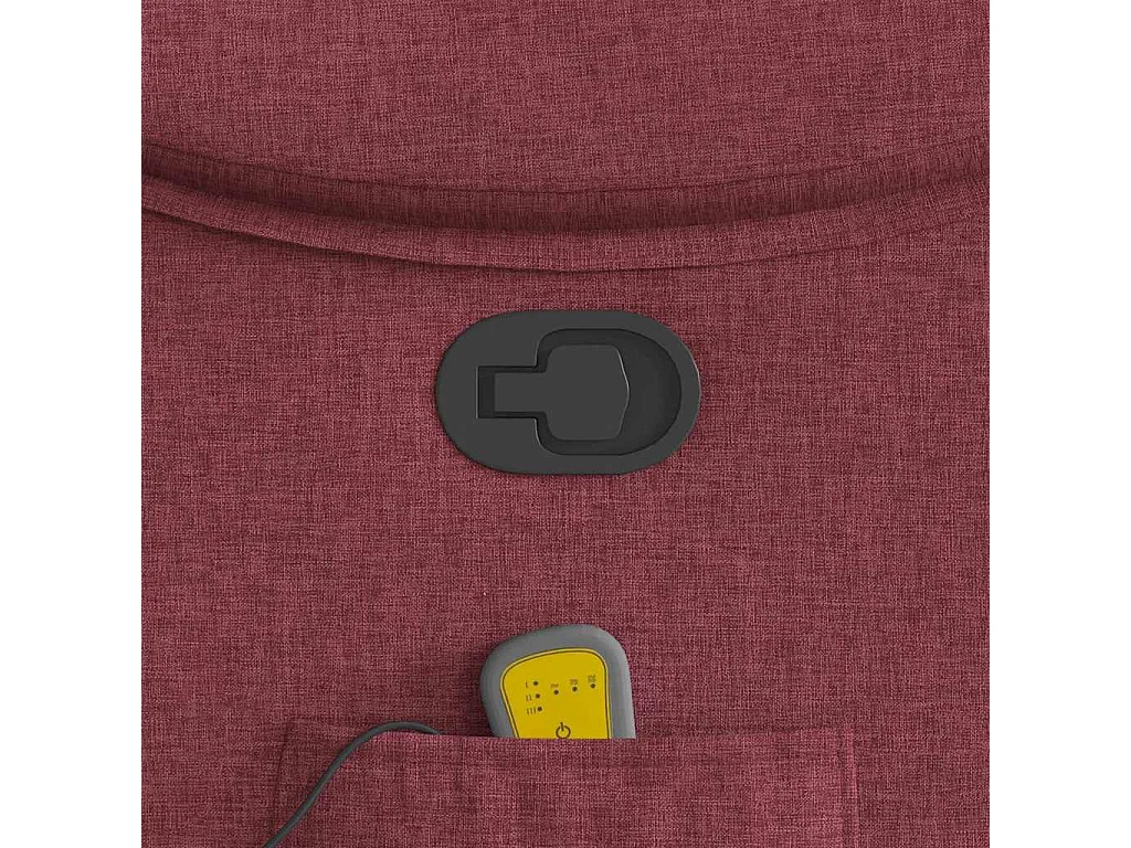 Sillón de salón | Silla | Sillón de masaje reclinable de tela color vino tinto SHL7815