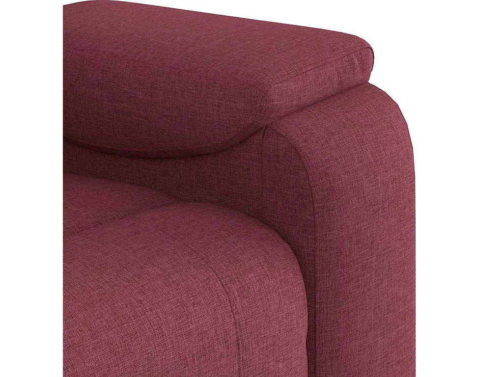 Sillón de salón | Silla | Sillón de masaje reclinable de tela color vino tinto SHL7815
