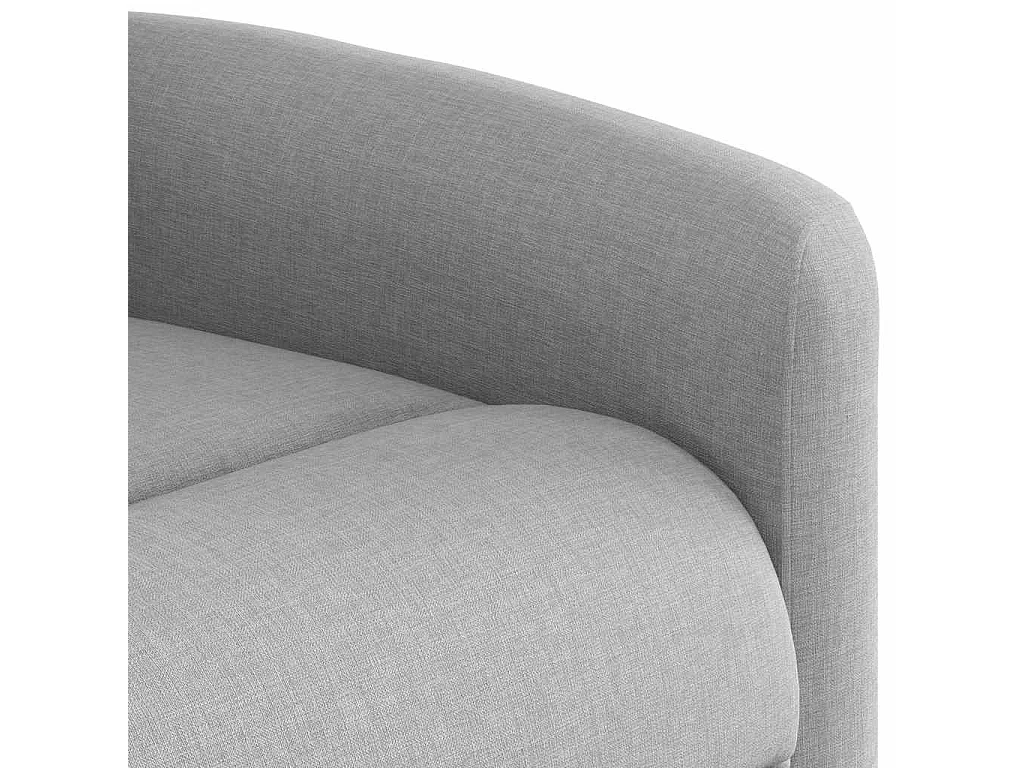 Poltrona | Cadeira Relax | Cadeira reclinável tecido cinzento nuvem SHL693880