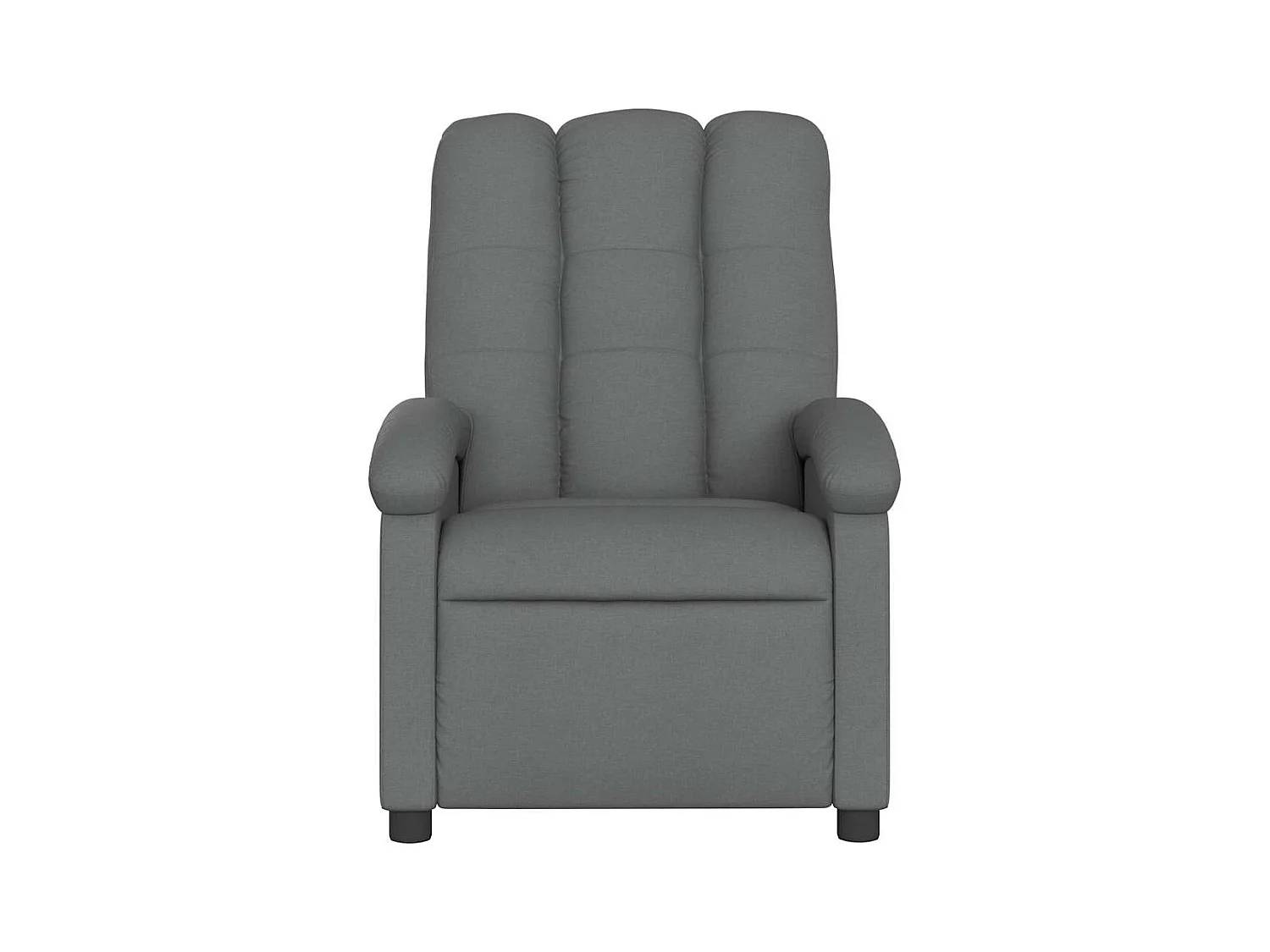 Sillón de salón | Silla | Sillón de masaje reclinable de tela gris oscuro SHL6241