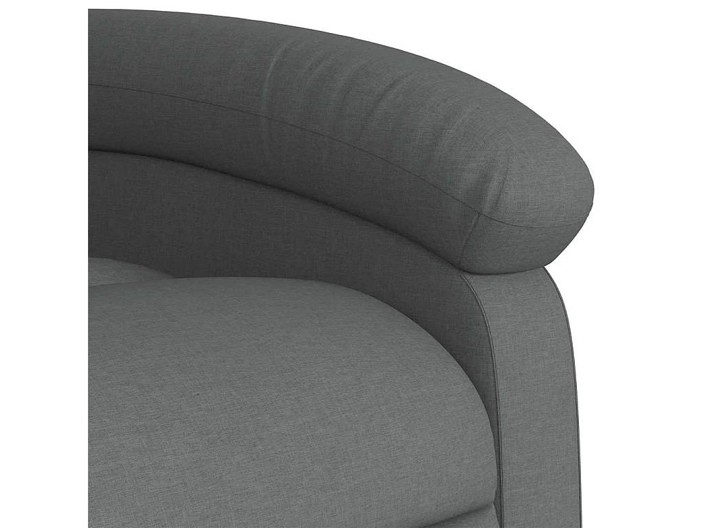 Sillón de salón | Silla | Sillón de masaje reclinable de tela gris oscuro SHL6241