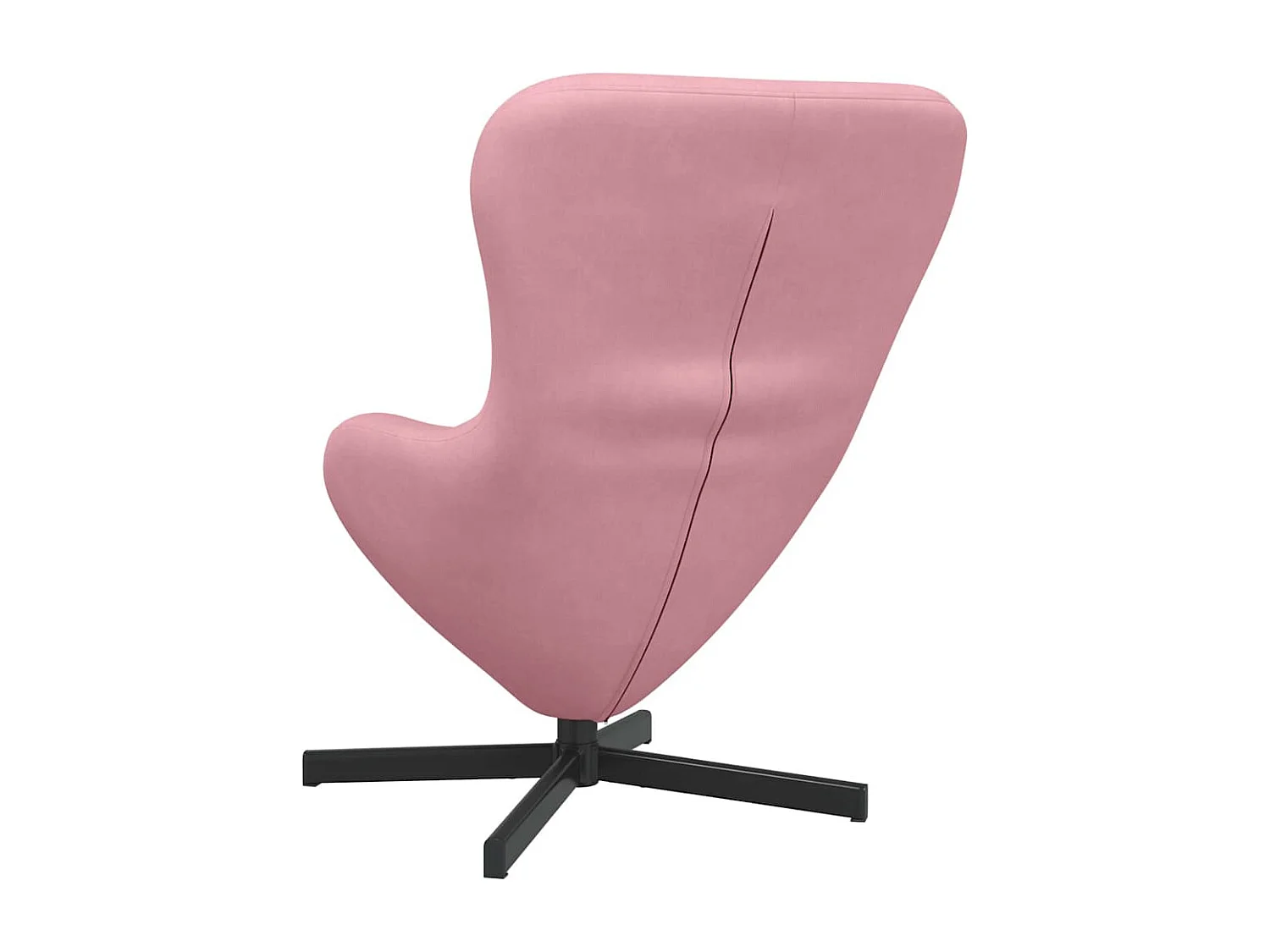 Chaise de Salon-Fauteuil œuf Rose Velours SHL4186