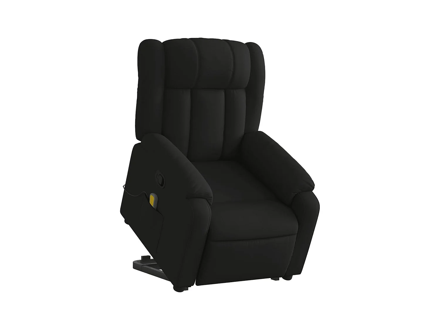 Sillón de relax | Sillón reclinable de masaje elevable tela negro SHL6733