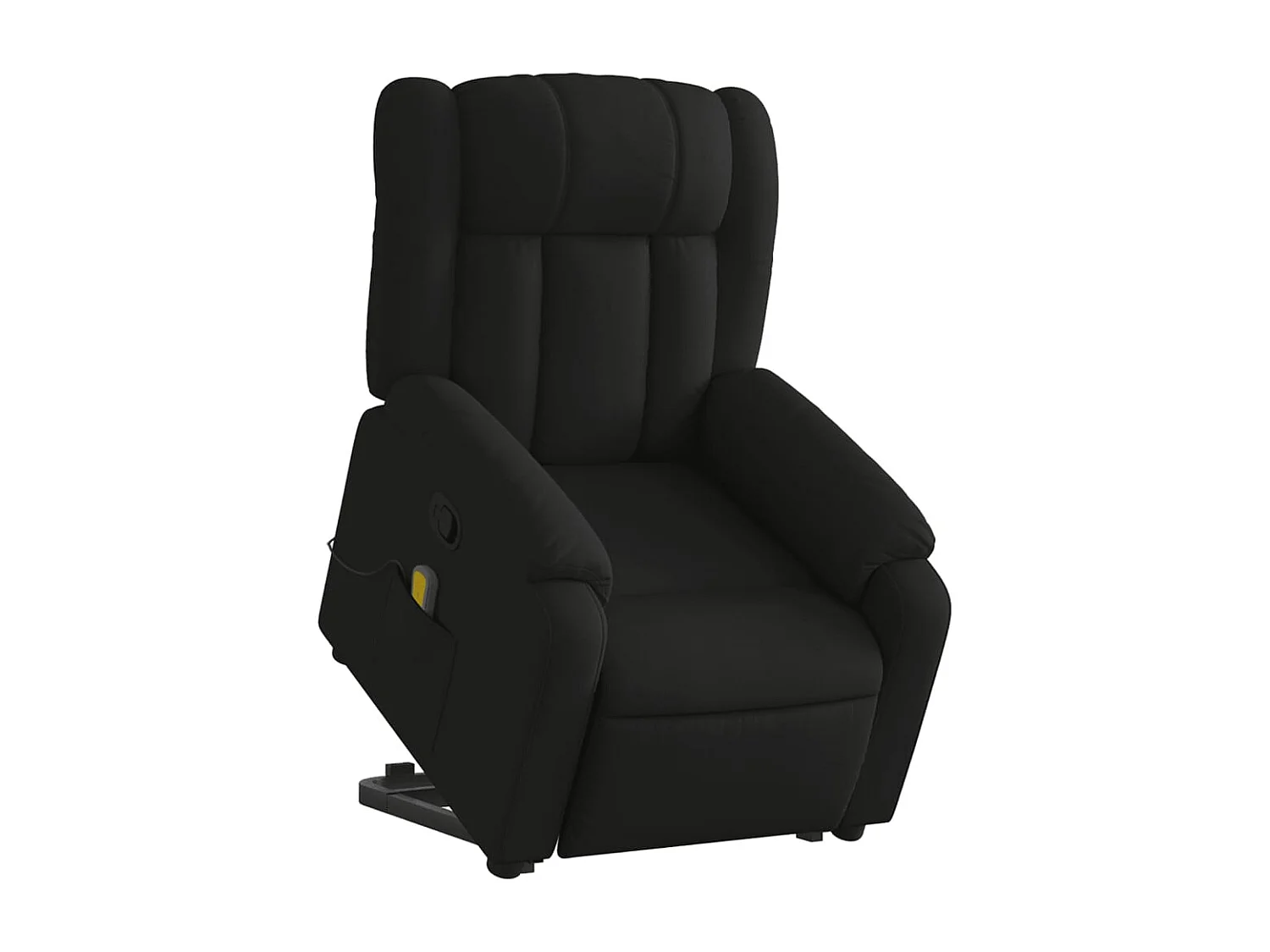 Massagesessel mit Aufstehhilfe | Relaxsessel Schwarz Stoff SHL62767