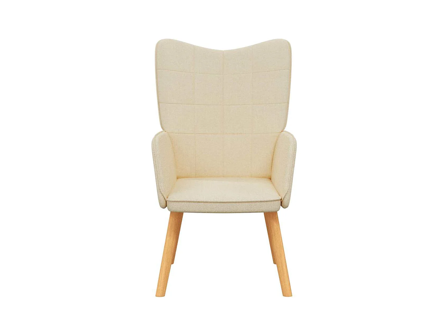 Sillón de relax | Silla de relax de tela crema SHL4222