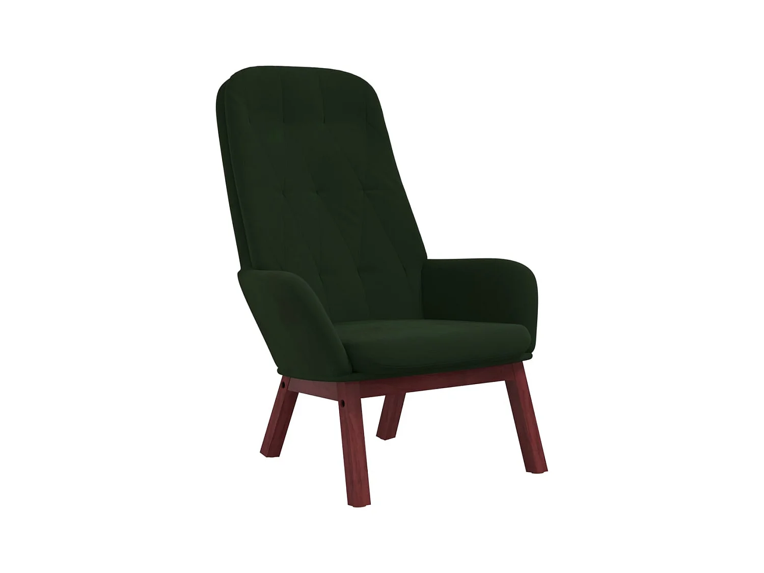 Sillón de relax | Silla de relax de terciopelo verde oscuro SHL2546