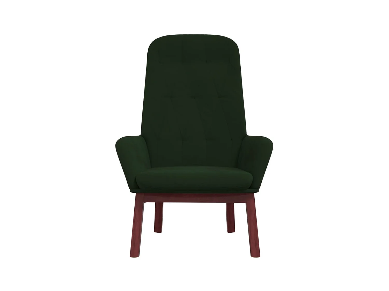 Sillón de relax | Silla de relax de terciopelo verde oscuro SHL2546