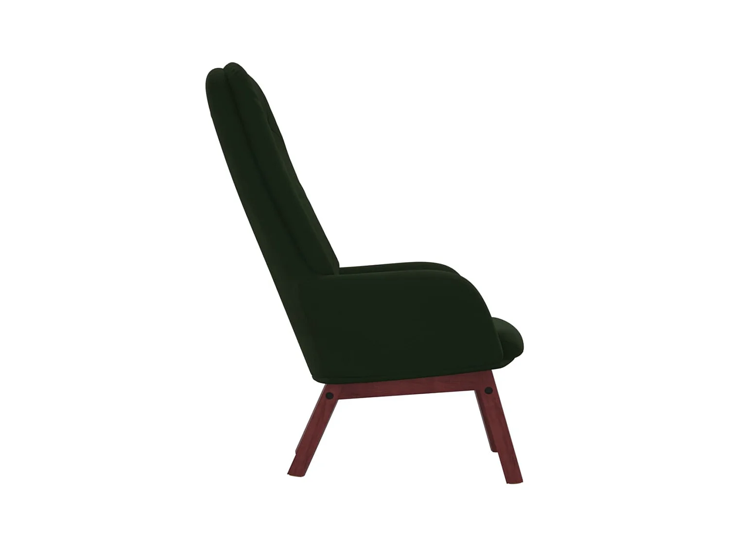 Sillón de relax | Silla de relax de terciopelo verde oscuro SHL2546