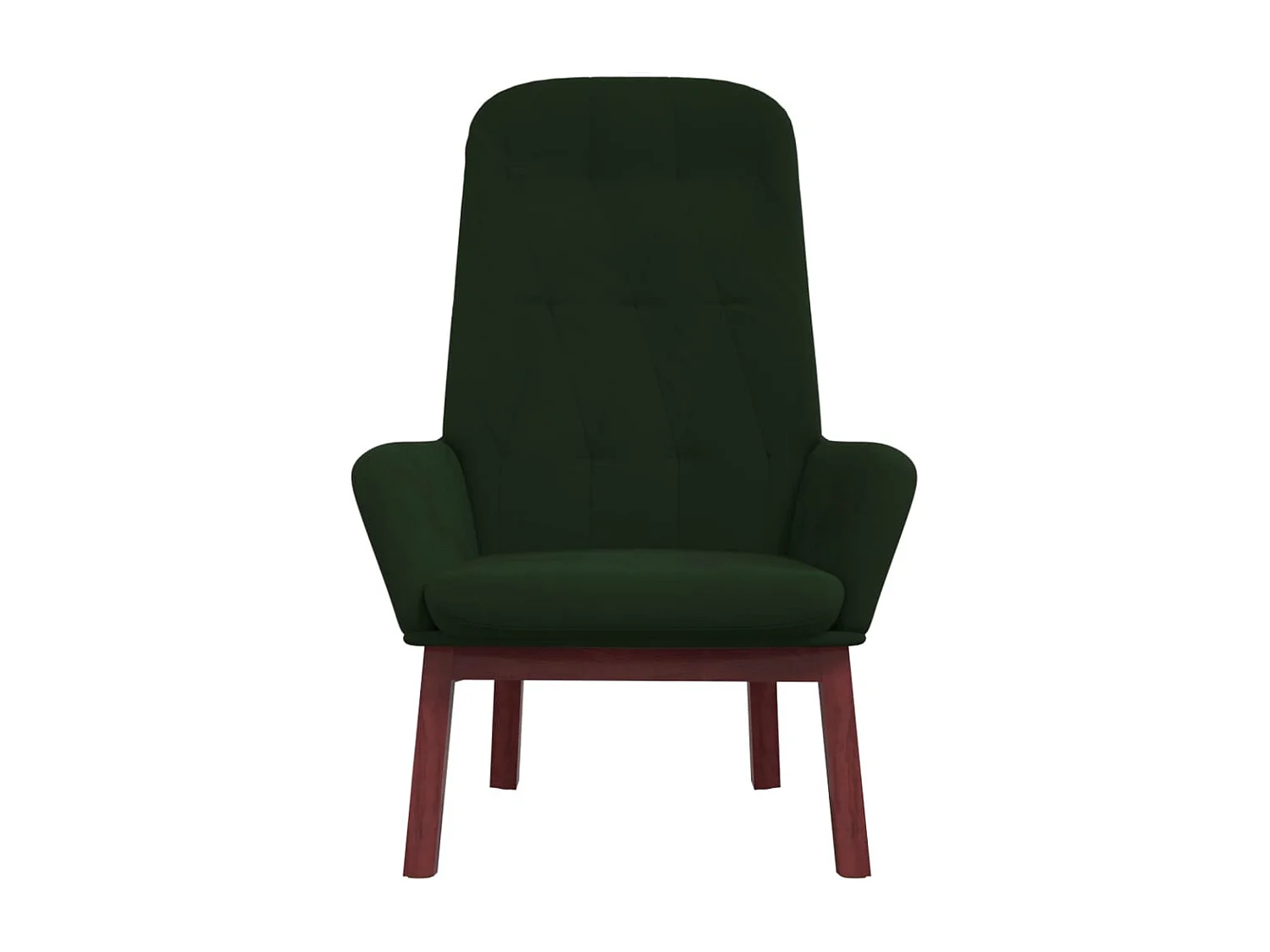 Sillón de relax | Silla de relax de terciopelo verde oscuro SHL2546