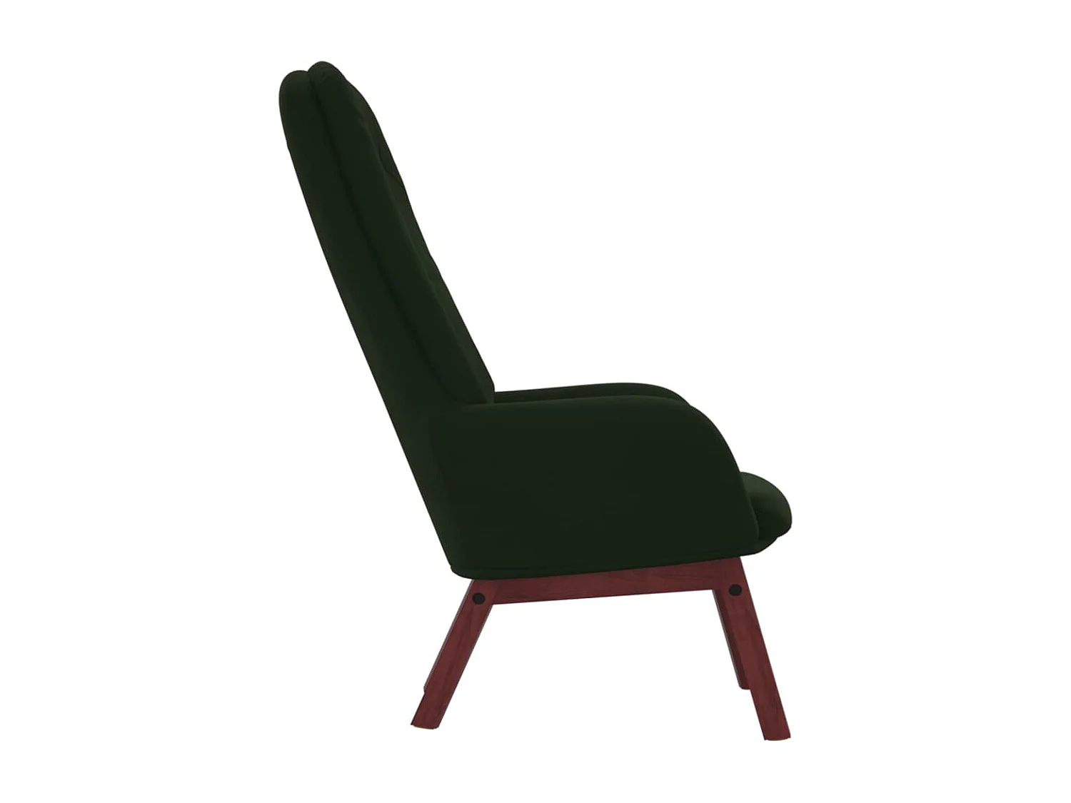 Sillón de relax | Silla de relax de terciopelo verde oscuro SHL2546
