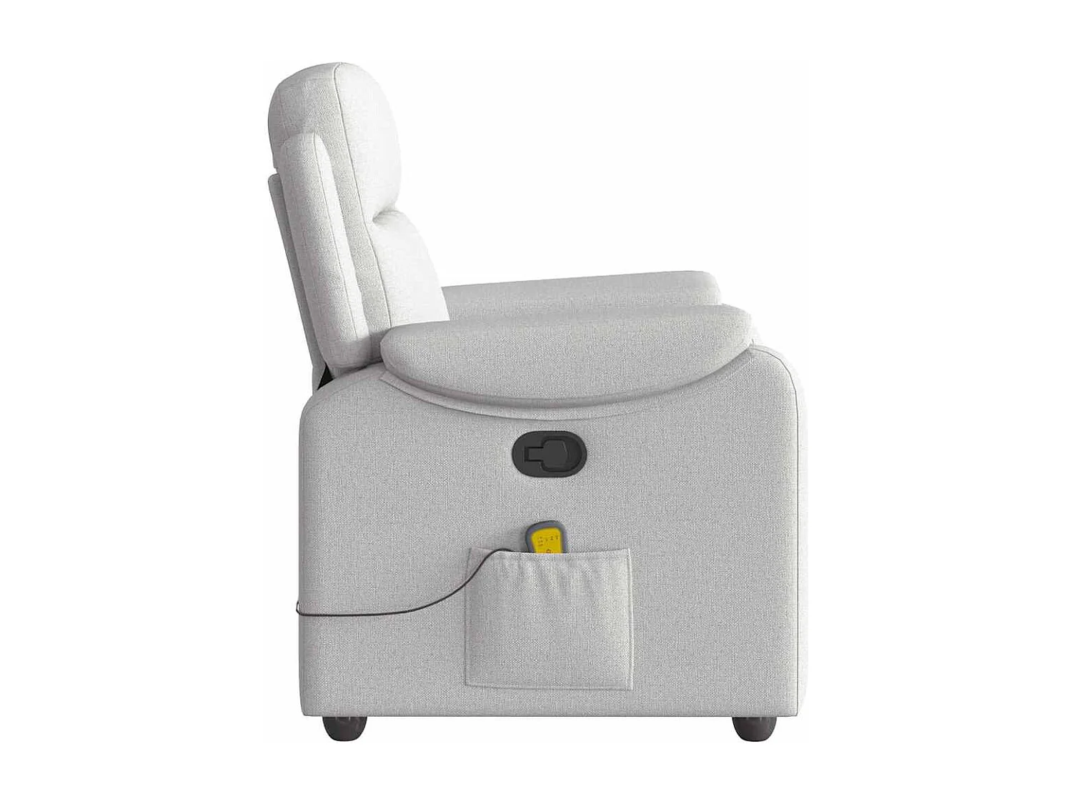 Sillón de salón | Silla | Sillón de masaje reclinable de tela gris nube SHL8358