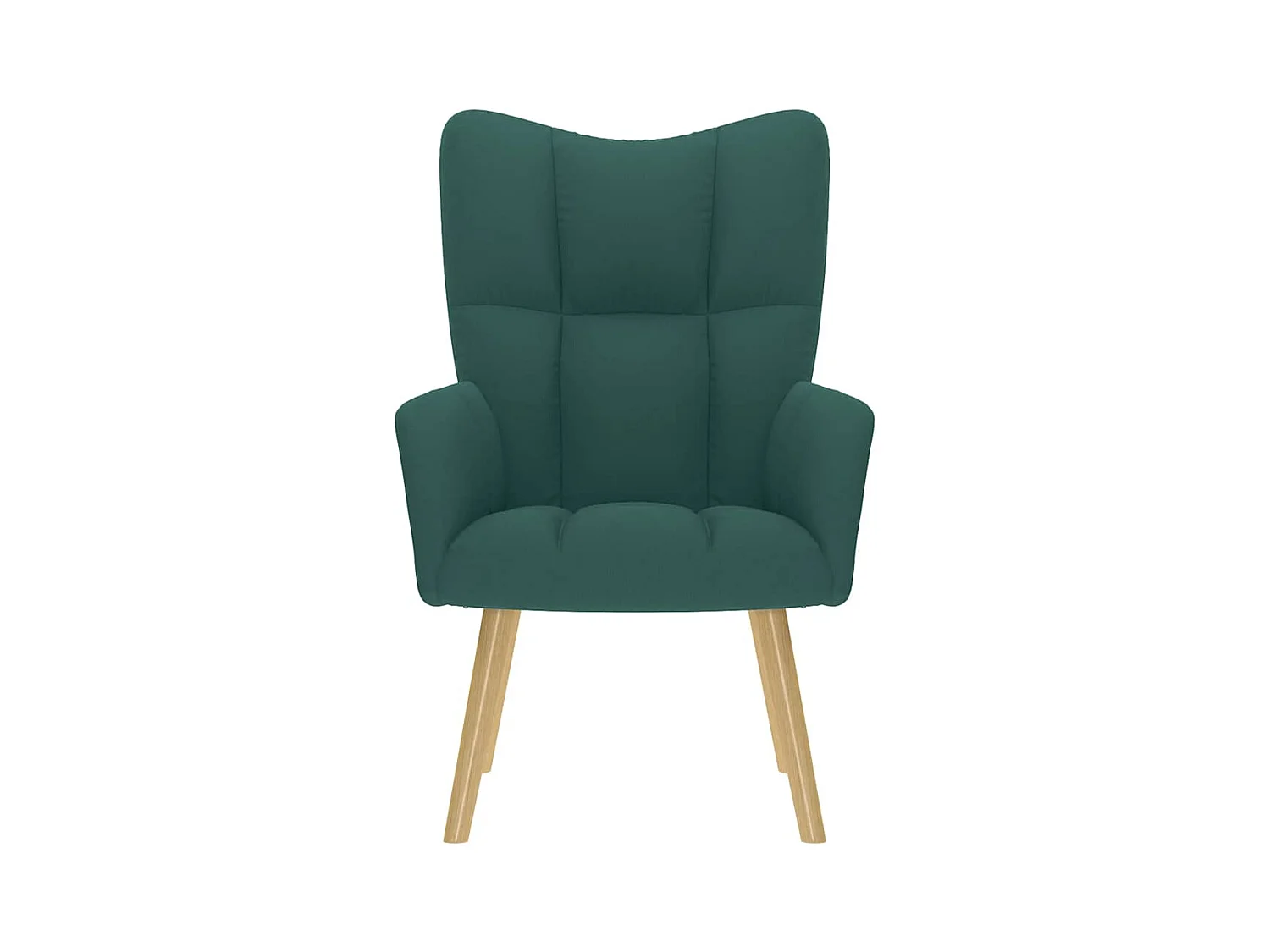 Sillón de relax | Silla de relax de tela verde oscuro SHL6812