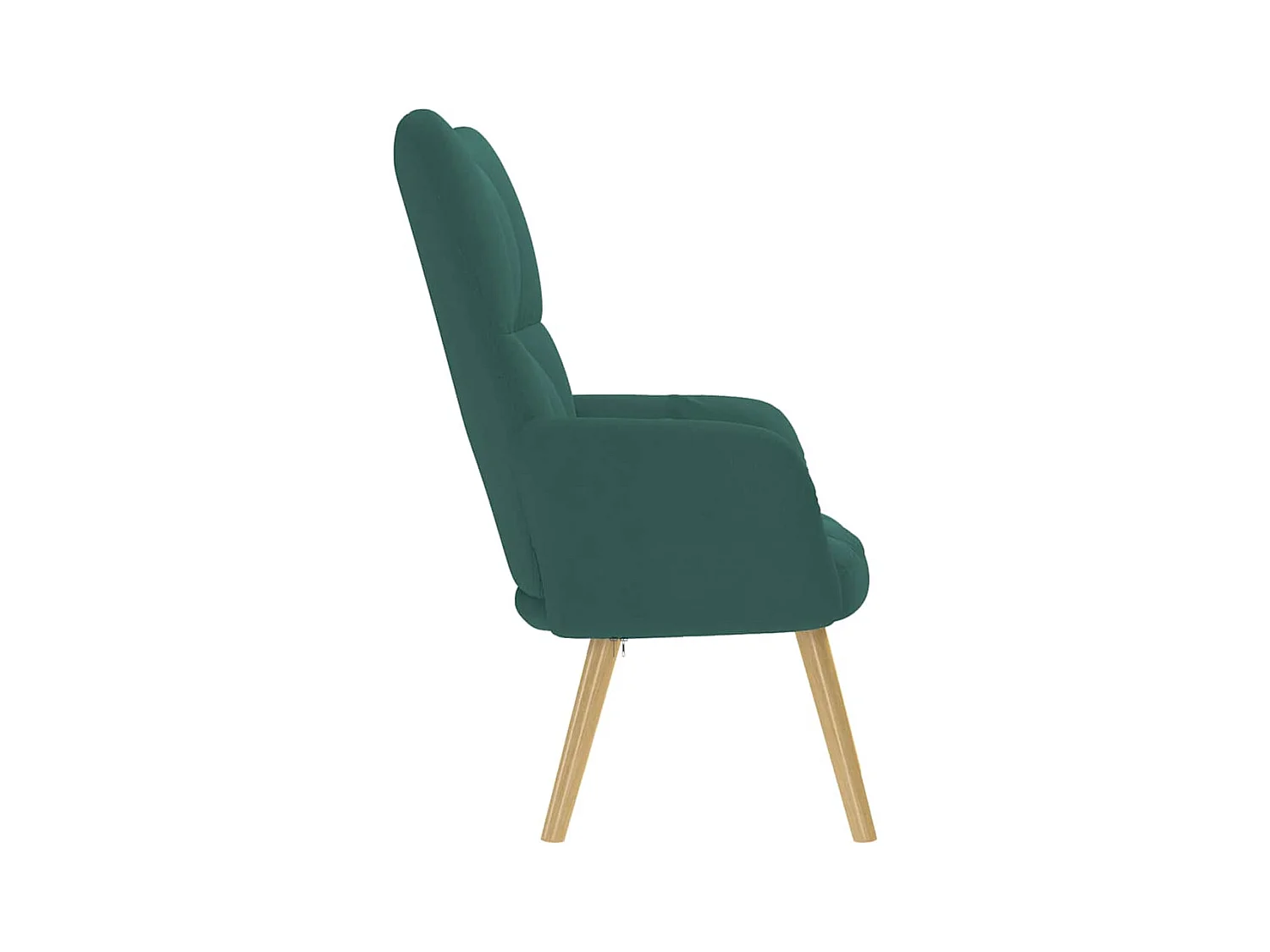 Sillón de relax | Silla de relax de tela verde oscuro SHL6812