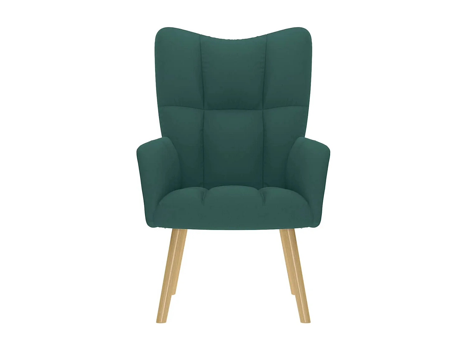 Fauteuil de Salon-Chaise de relaxation moderne Vert foncé Tissu SHL1177